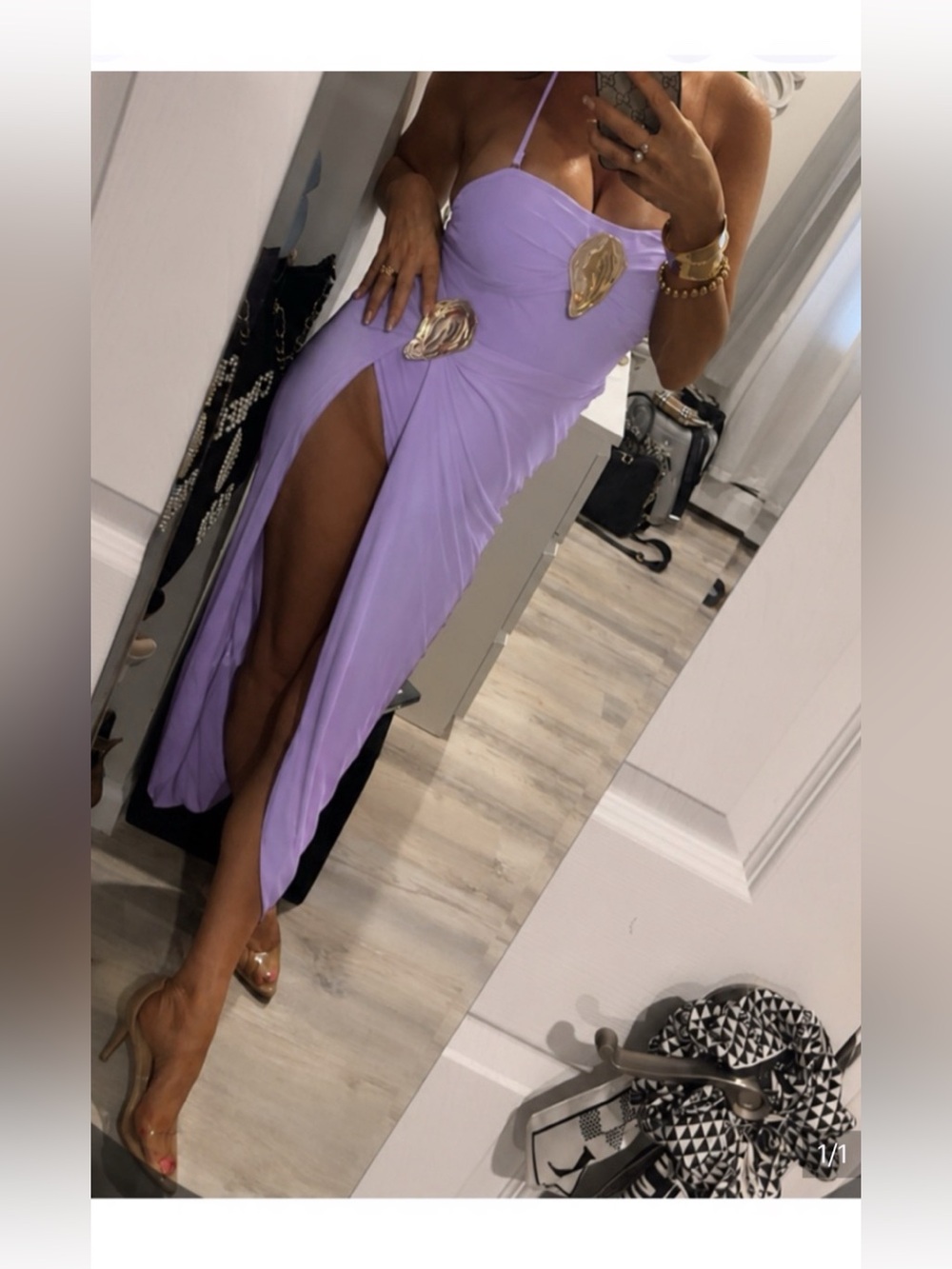 Lavender purple Two piece bathing suit set! Size XS